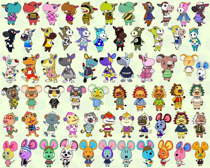 2500+ Animal crossing SVG vectors, Bundle animal crossing svg