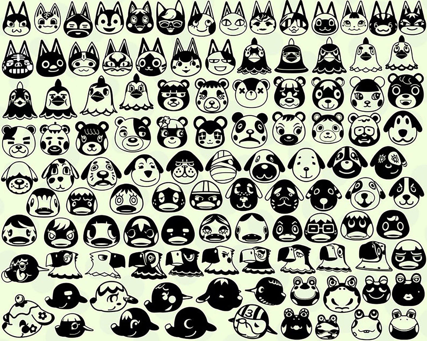 2500+ Animal crossing SVG vectors, Bundle animal crossing svg