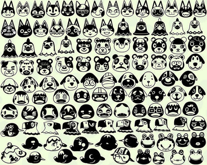 2500+ Animal crossing SVG vectors, Bundle animal crossing svg