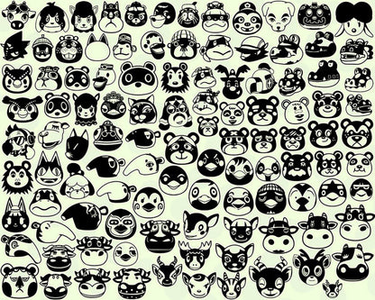 2500+ Animal crossing SVG vectors, Bundle animal crossing svg