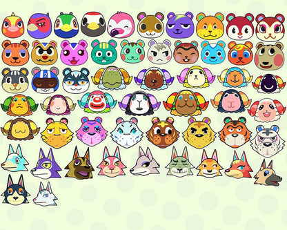 2500+ Animal crossing SVG vectors, Bundle animal crossing svg