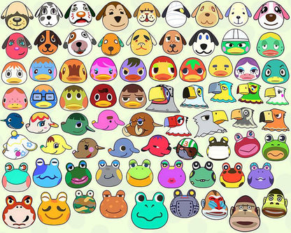 2500+ Animal crossing SVG vectors, Bundle animal crossing svg