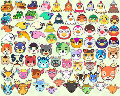 2500+ Animal crossing SVG vectors, Bundle animal crossing svg