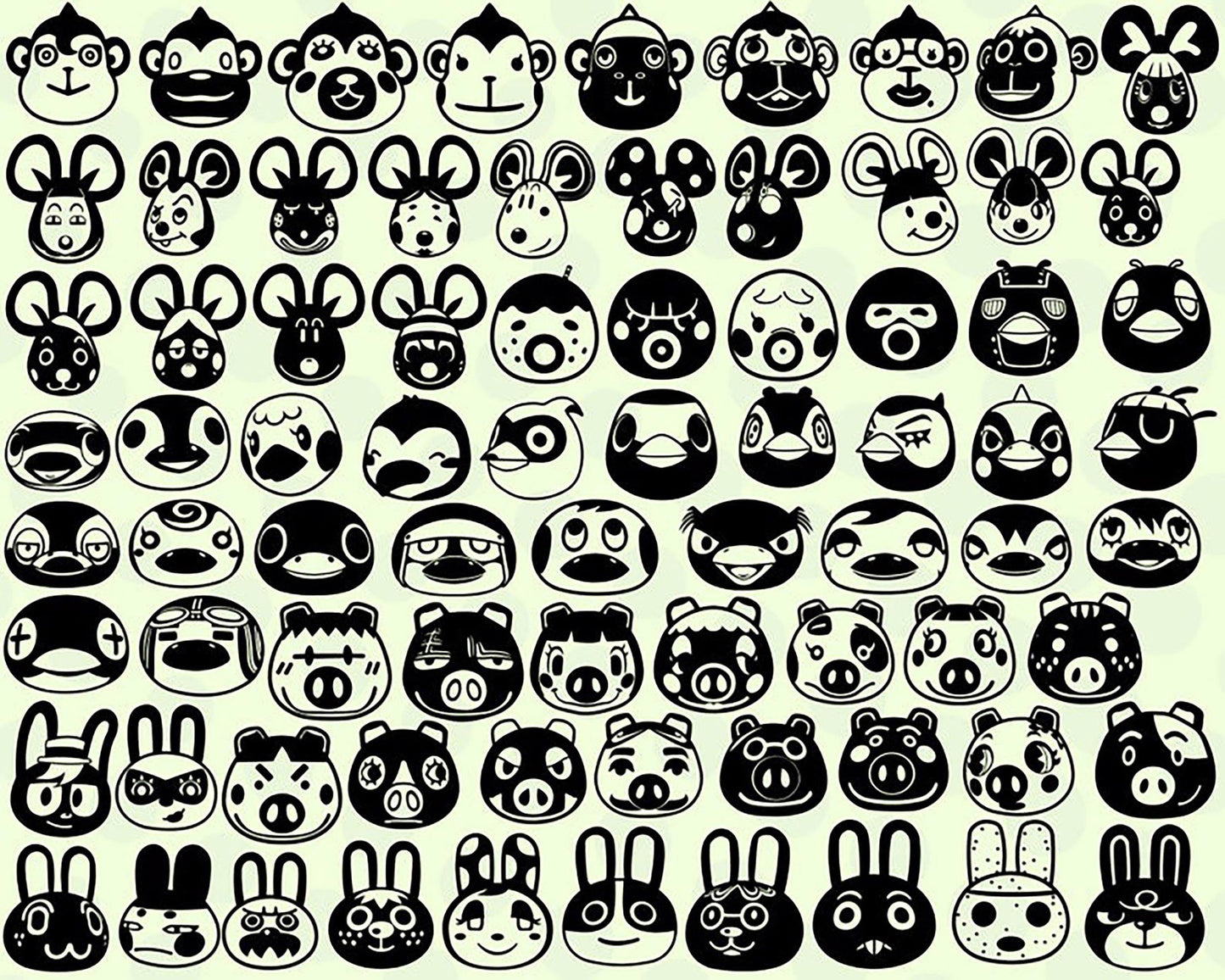 2500+ Animal crossing SVG vectors, Bundle animal crossing svg