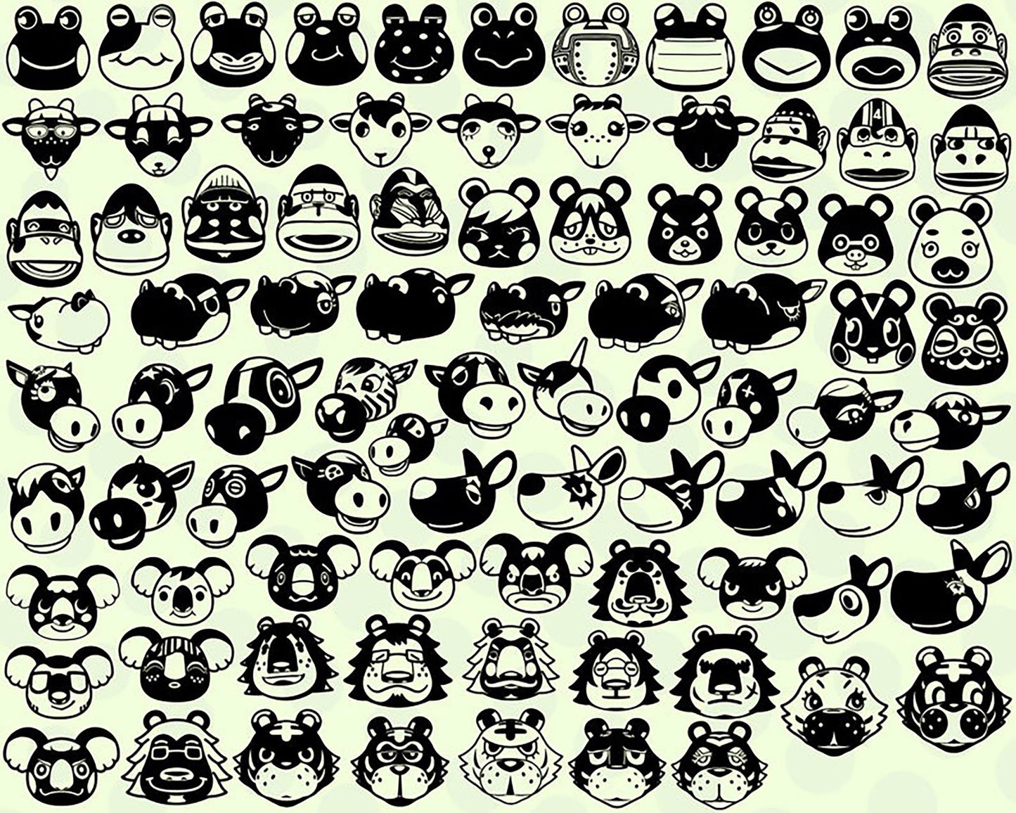 2500+ Animal crossing SVG vectors, Bundle animal crossing svg