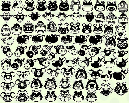 2500+ Animal crossing SVG vectors, Bundle animal crossing svg