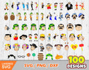 El Chavo del Ocho clipart bundle, svg cut files for Cricut / Silhouette, El Chavo svg, png, dxf, instant download