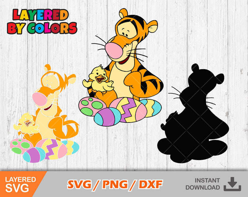 Tigger Easter Svg, Tigger Easter Clipart