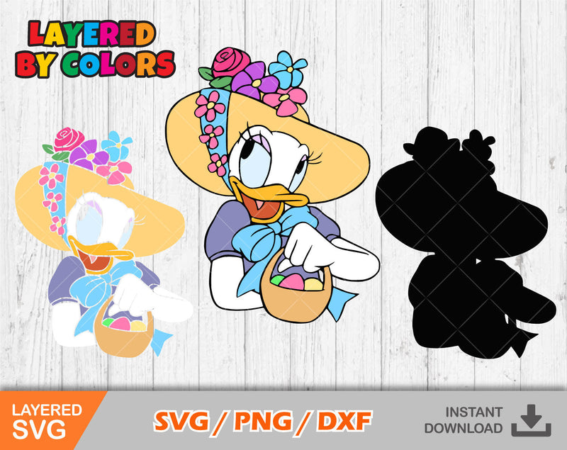 Daisy Duck Easter Svg, Daisy Duck Easter Png