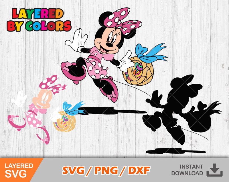 Minnie Mouse Easter Svg, Minnie Mouse Easter Png