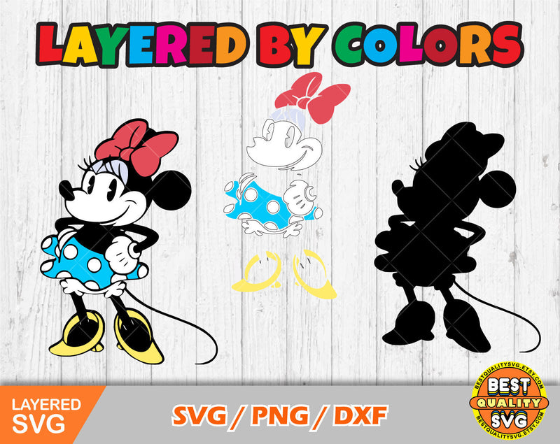 Classic Minnie Svg Bundle, 100 Minnie Mouse Png & Svg Cut Files