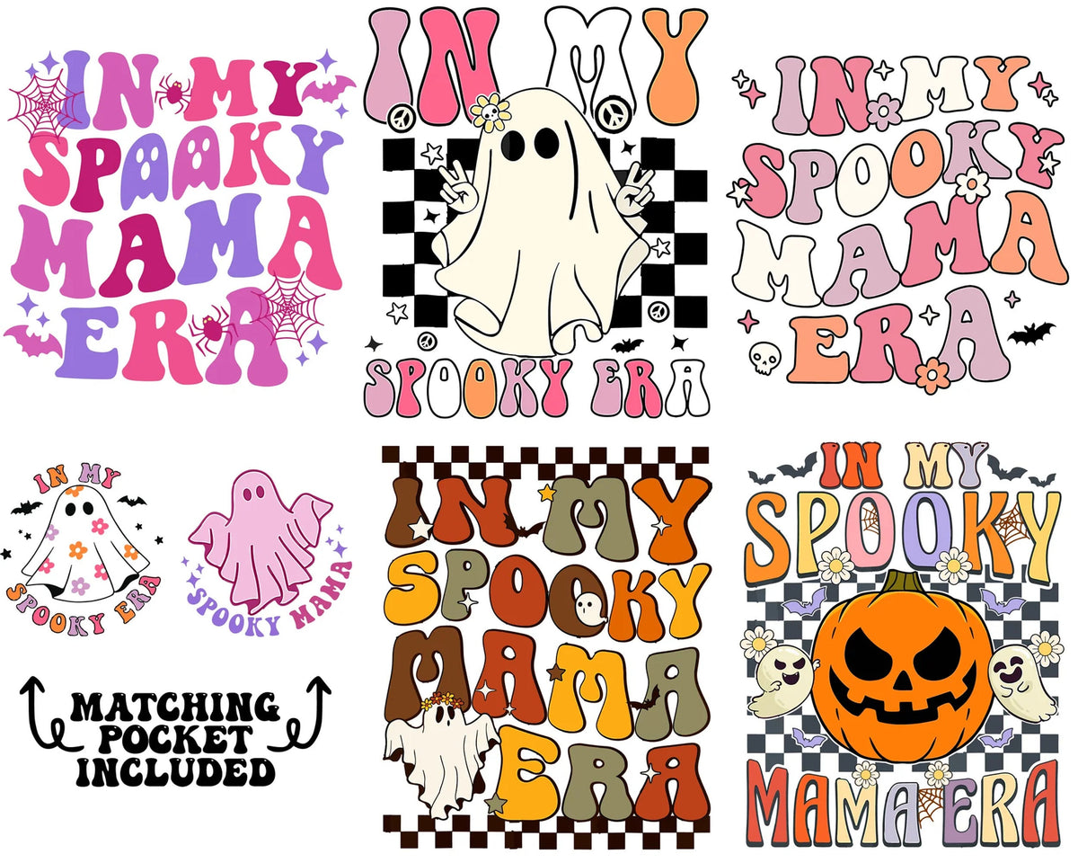 In My Spooky Mama Era png bundle, Halloween png, In My Mom Era png