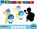 Inside Out 2 clipart set, Inside Out svg cut files for Cricut / Silhouette, Inside Out 2 png