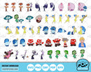 Inside Out 2 clipart bundle, Inside Out svg cut files for Cricut / Silhouette, Inside Out 2 png
