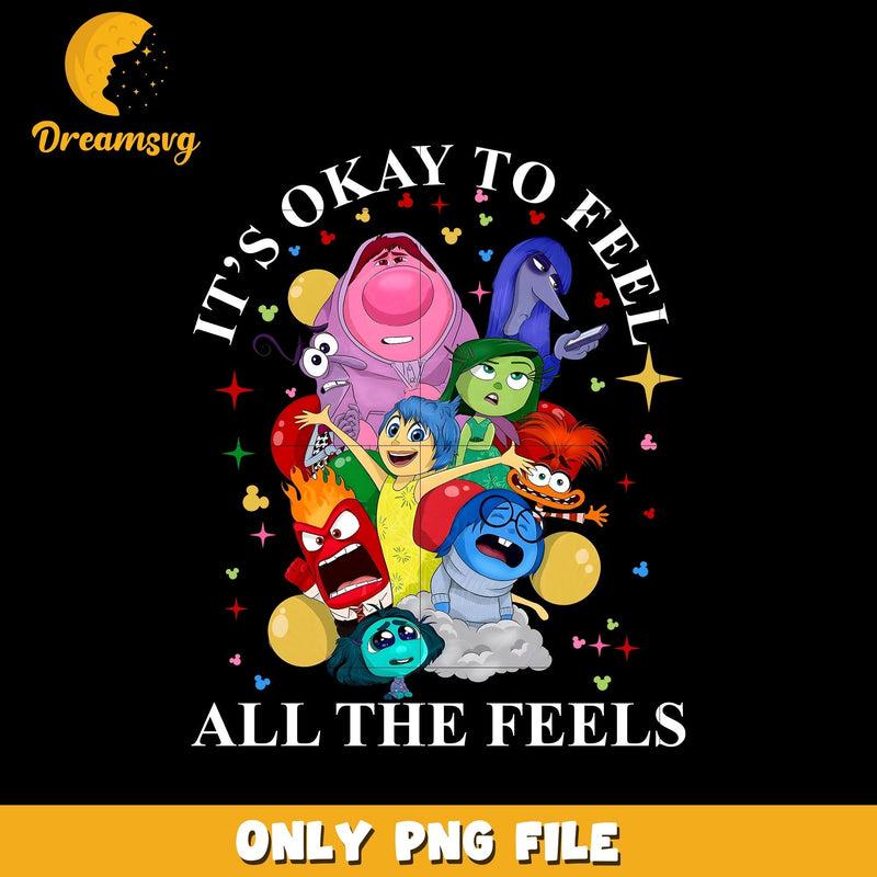 It's Okay To Feel All The Feels png, inside out 2 png