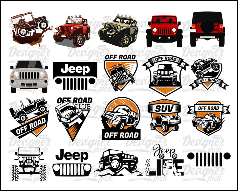 Jeep Svg Bundle - Digital download