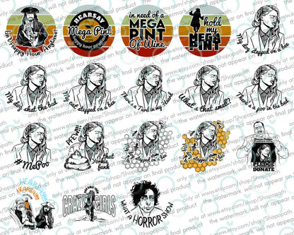 Johnny Depp Trial Svg, 58 Designs Justice for Johnny svg, Mega Pint, Hearsay svg, Jar of Dirt svg, Cricut bundle, Dog Stepped On A Bee svg