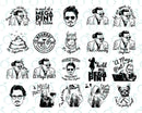 Johnny depp svg Bundle 6 - Digital Dowload