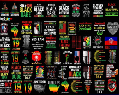 Juneteenth PNG bundle, juneteenth sublimation png, Free-ish , juneteenth shirt , juneteenth is my independence day, juneteenth