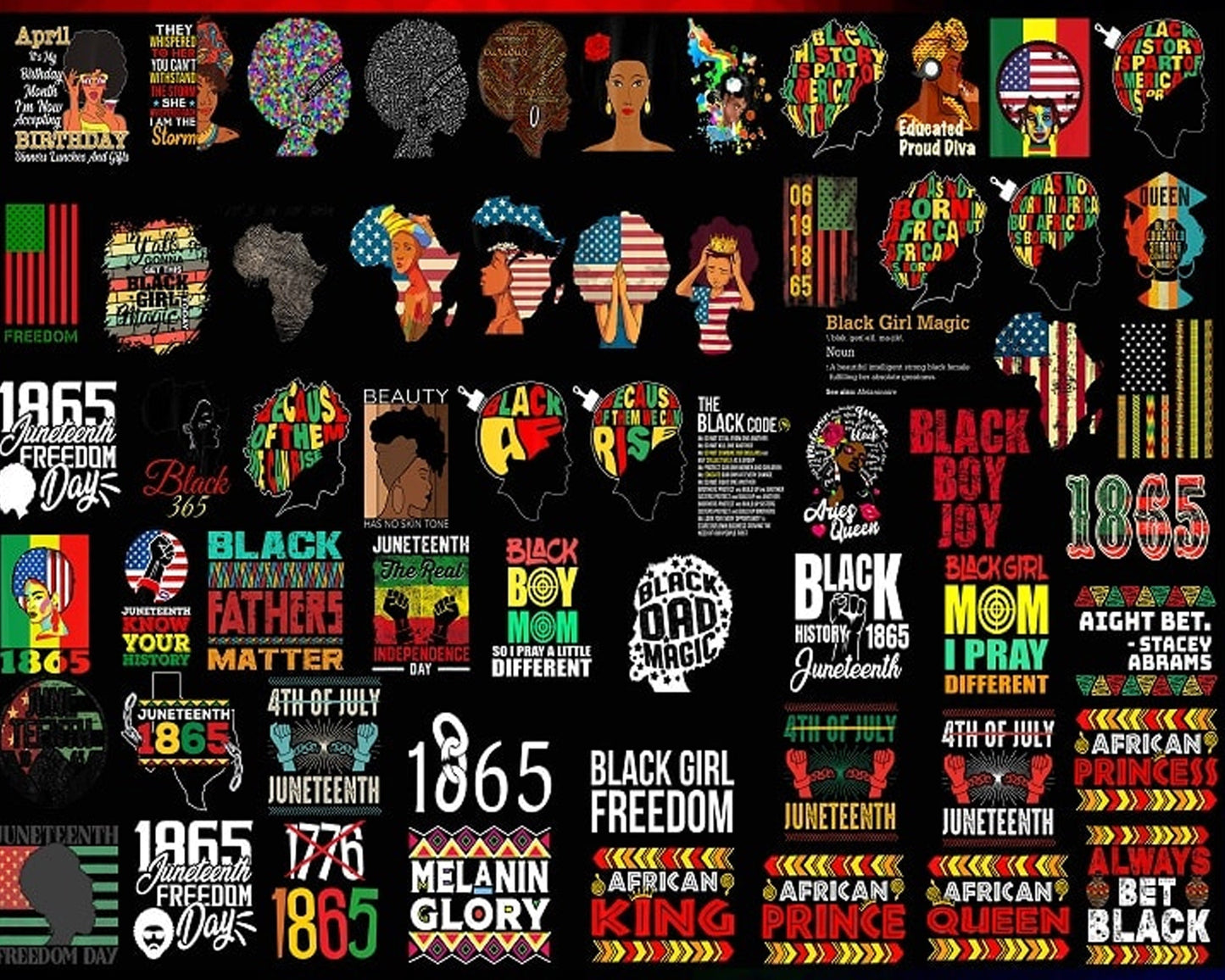 Juneteenth PNG bundle, juneteenth sublimation png, Free-ish , juneteenth shirt , juneteenth is my independence day, juneteenth