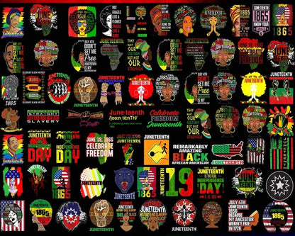Juneteenth PNG bundle, juneteenth sublimation png, Free-ish , juneteenth shirt , juneteenth is my independence day, juneteenth