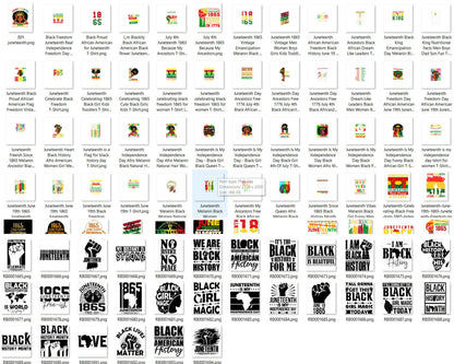 Bundle 1000+ Juneteenth png bundle - Digital download