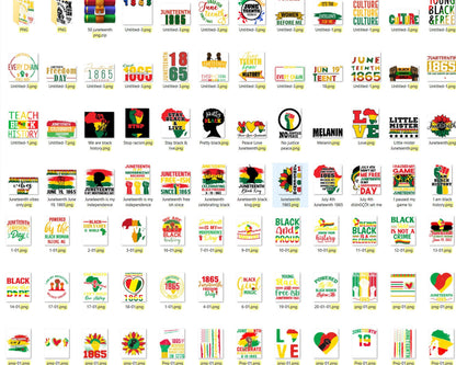 Bundle 1000+ Juneteenth png bundle - Digital download