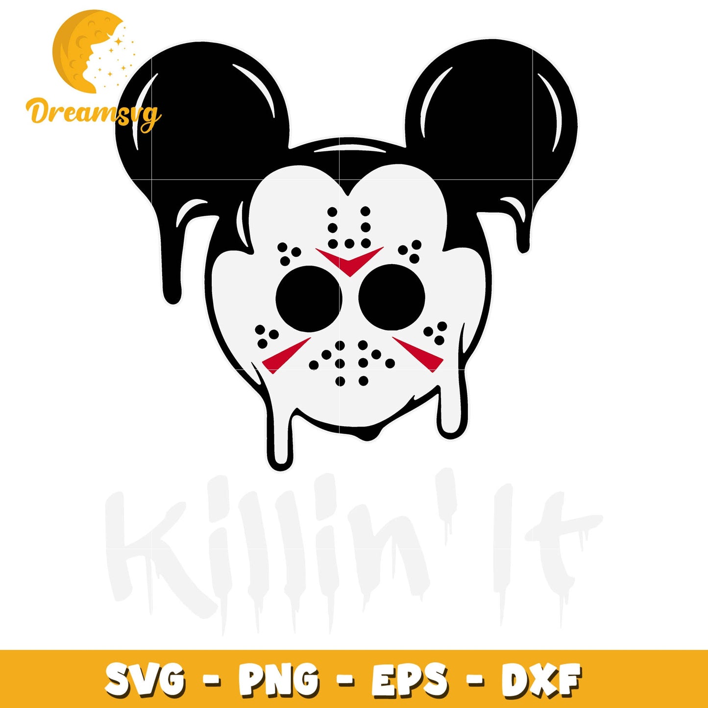 Mickey Jason Voorhees Horror svg