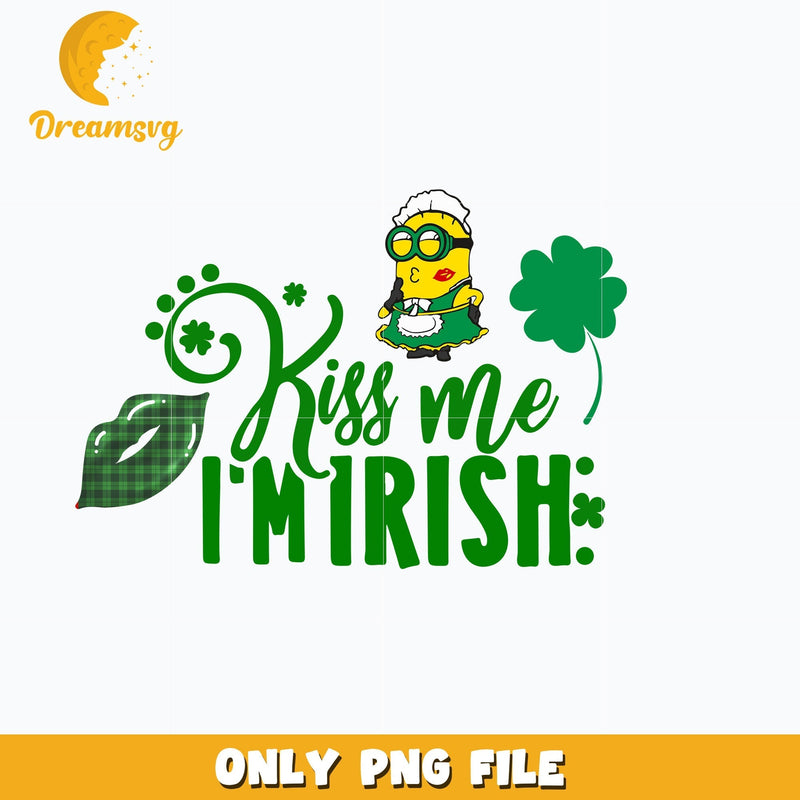 Minion kiss me im irish patrick's day Png