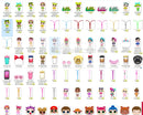 1000+ Baby Doll Bundle Bundle dolls Svg, Beautiful Doll Png, clipart set vector, New Doll Svg