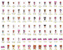 1000+ Baby Doll Bundle Bundle dolls Svg, Beautiful Doll Png, clipart set vector, New Doll Svg