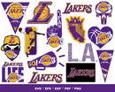 Los Angeles Lakers Clipart Bundle, Los Angeles Lakers Svg Logo, LA Lakers Png Logo