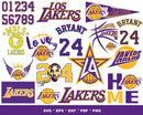 Los Angeles Lakers Clipart Bundle, Los Angeles Lakers Svg Logo, LA Lakers Png Logo
