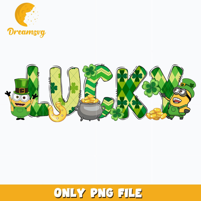 Minions lucky st. patrick's day Png