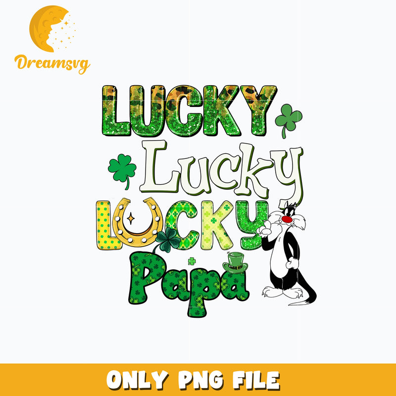 Sylvester cat lucky papa patrick's day Png