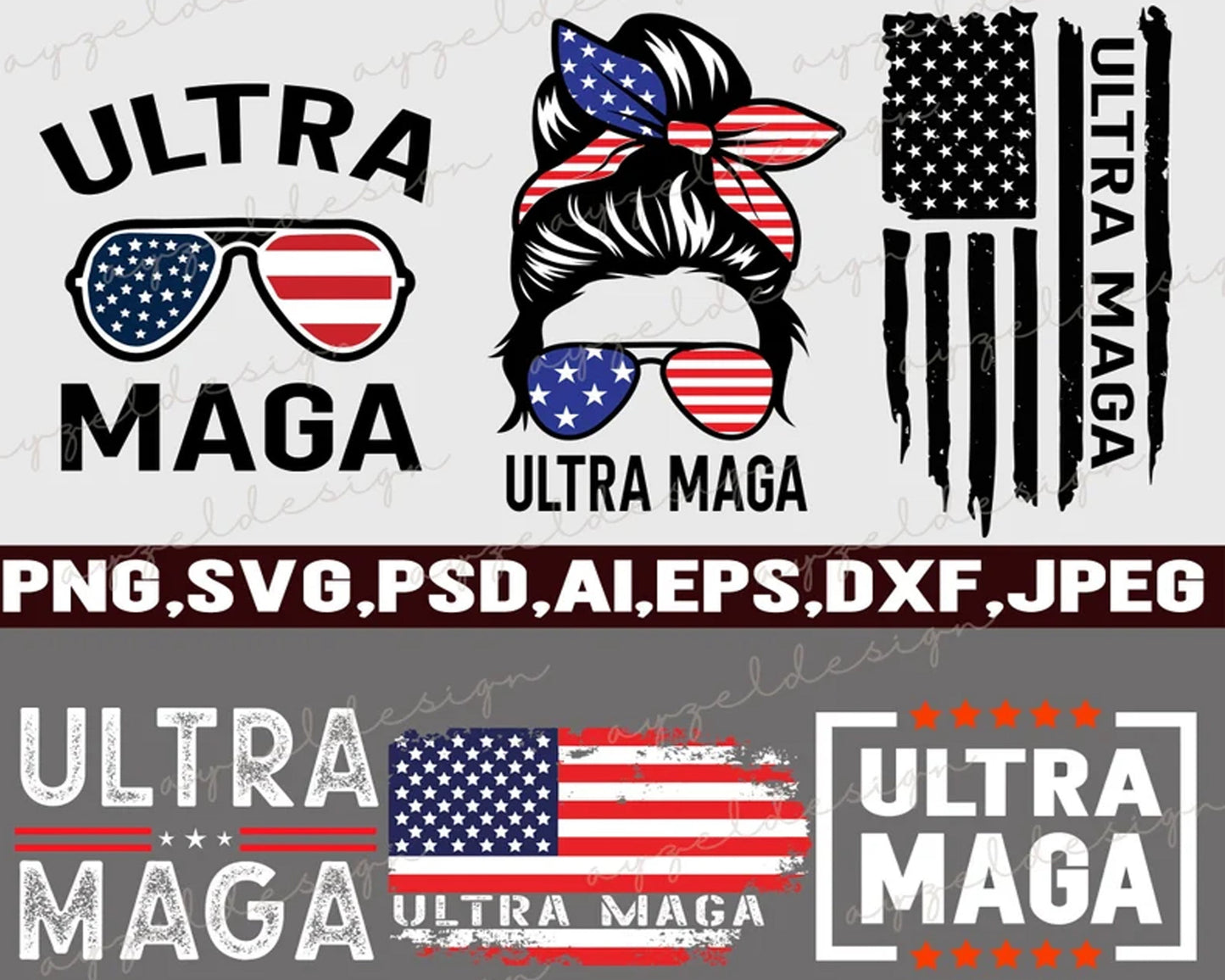 Ultra Maga svg Bundle,Ultra Maga svg png cut files , Trump Ultra Maga png svg, Ultra Maga Bundle,Ultra Maga US Flag svg,Ultra maga Messy bun