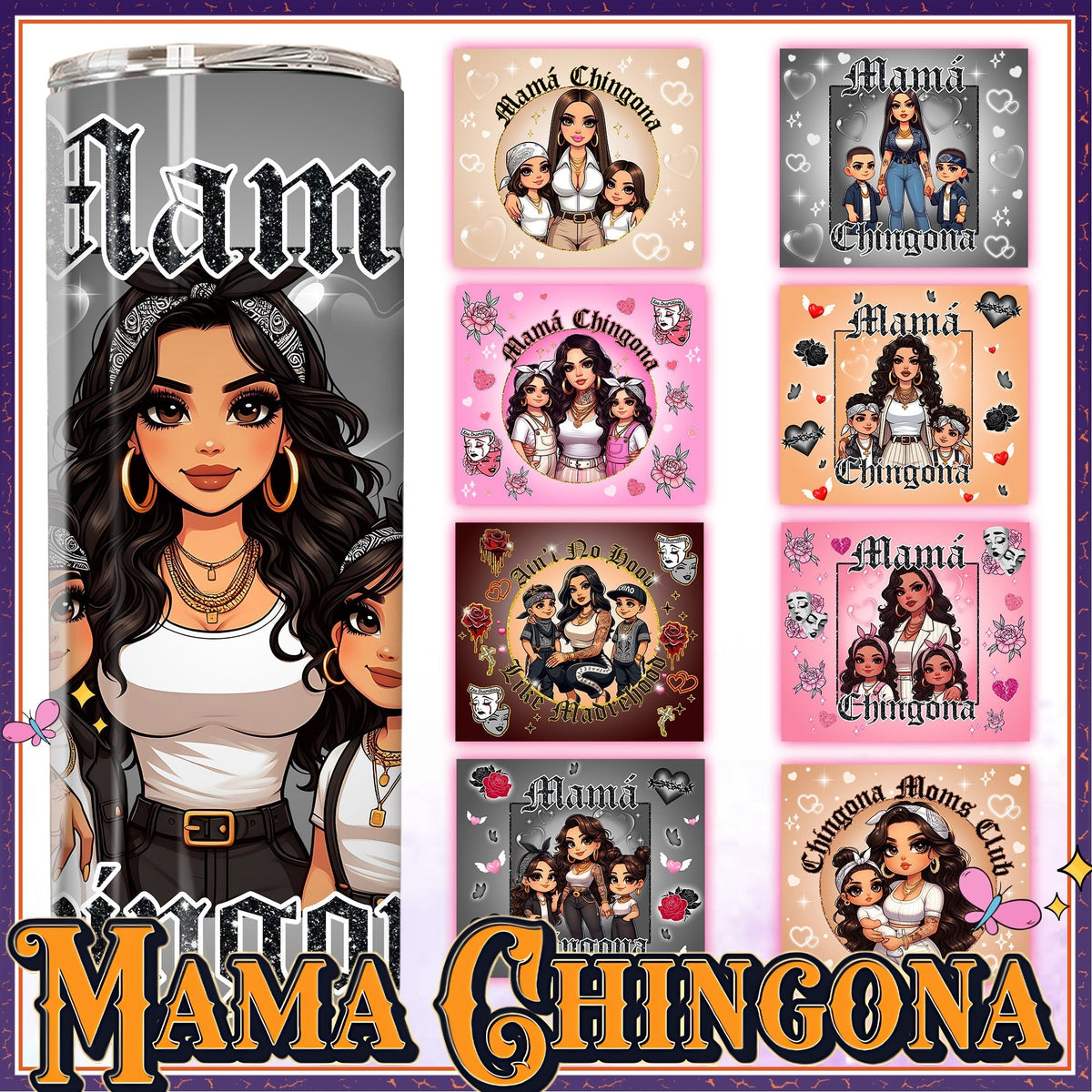 Mama Chicano Bundle Tumbler Libbey