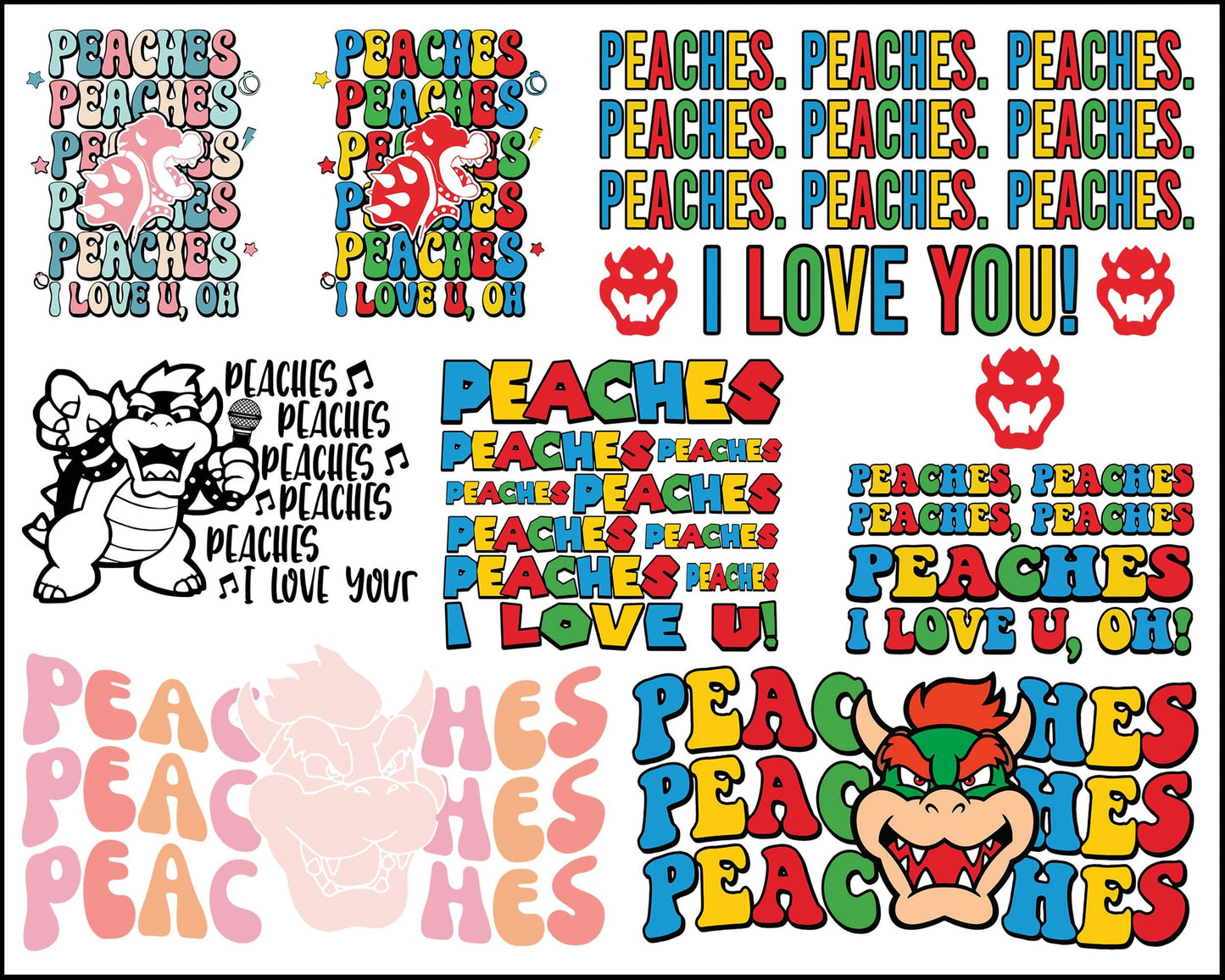 30+ Super Mario svg,png,dxf,eps, Clipart bundle, Files for cricut, Super Mario movie bundle