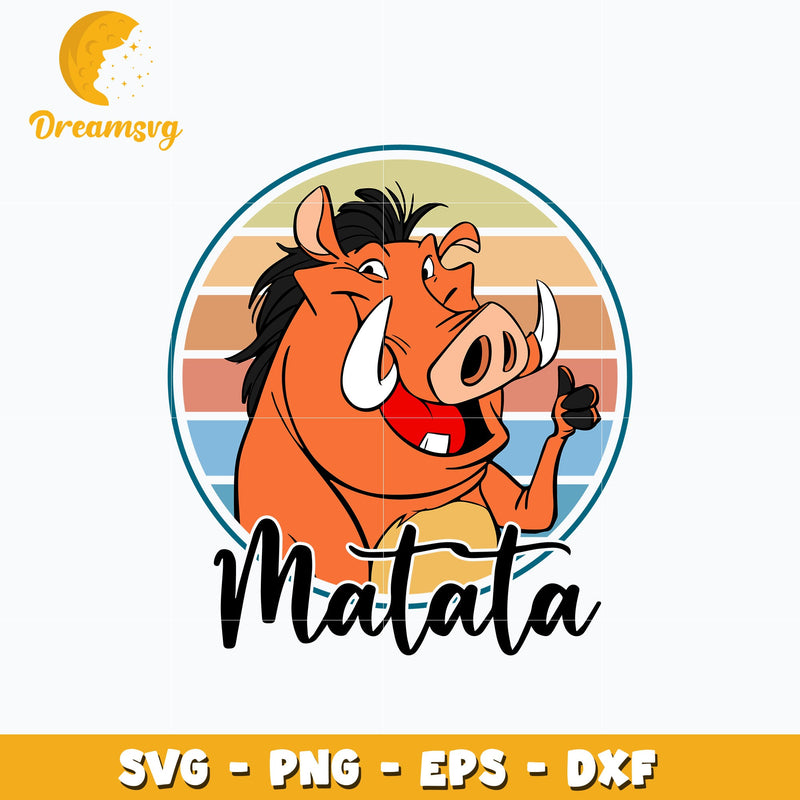 Pumbaa hakuna lion king svg