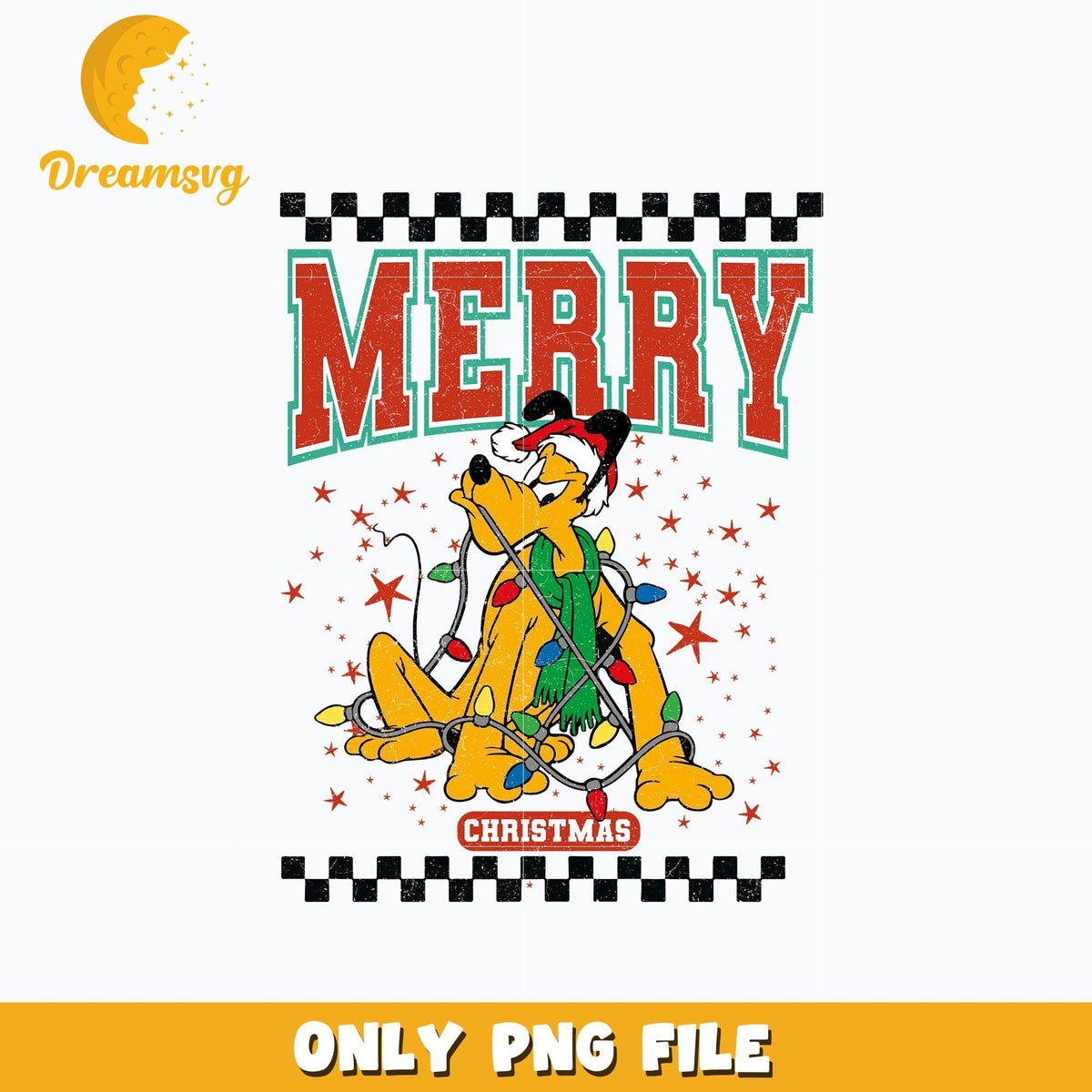 Pluto dog merry chrismas png