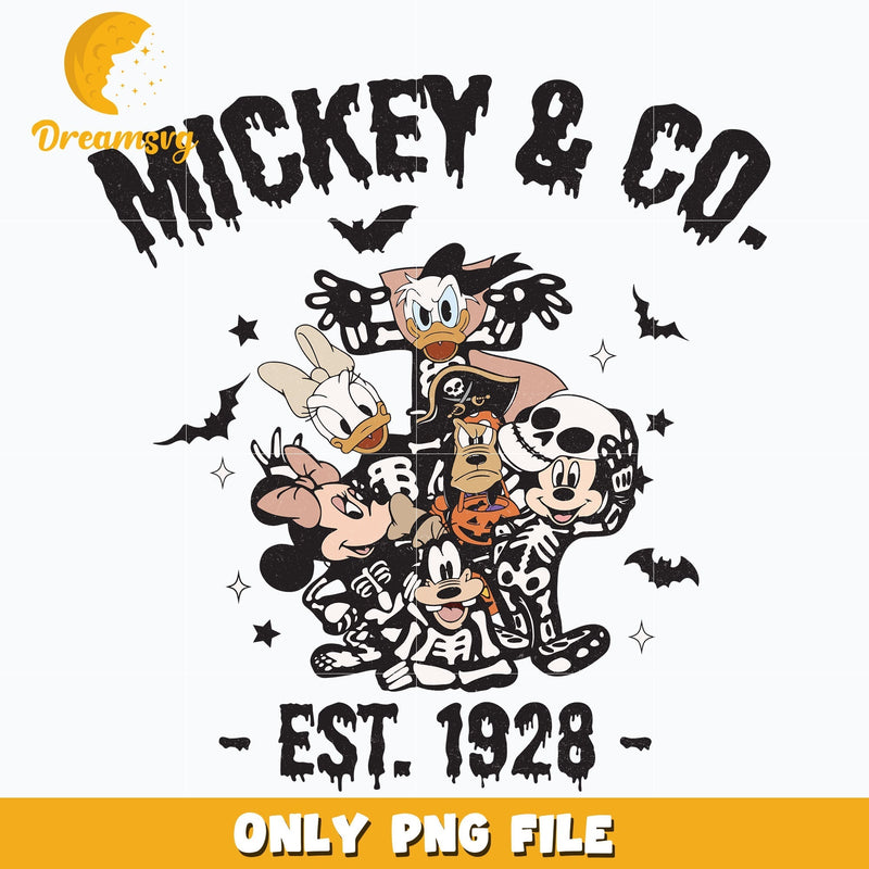 Mickey & co halloween png, Halloween png, Digital download