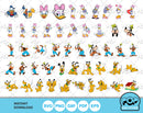 Mickey and Friends BIG BUNDLE 500 files, svg cut files for Cricut / Silhouette, Mickey & friends png