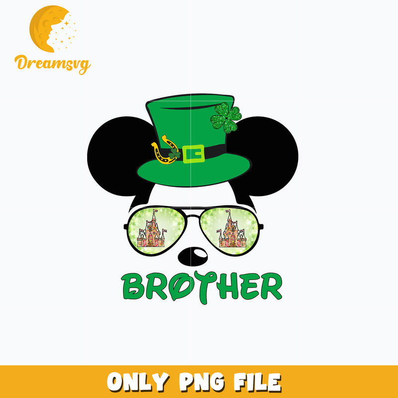 Mickey caslte brother st. patrick's day png