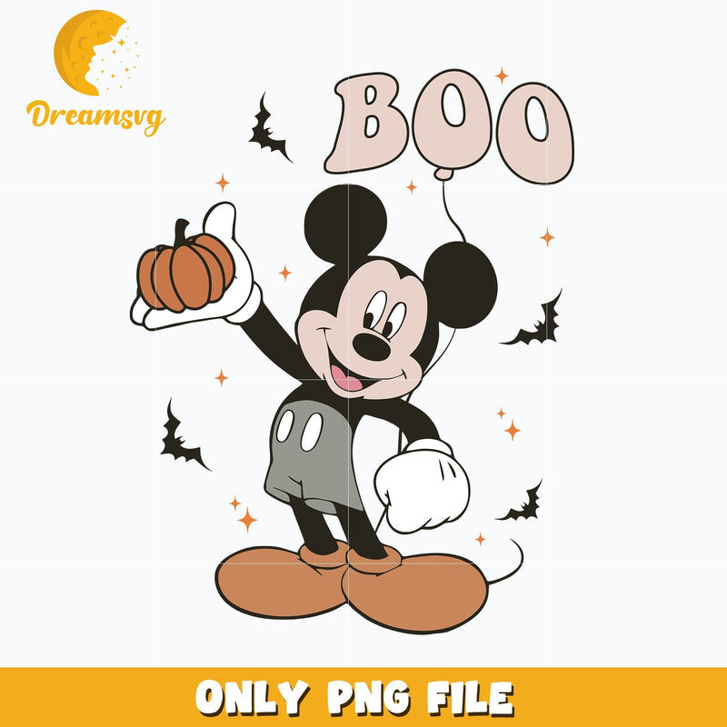 Mickey boo halloween png, Halloween png, Digital download