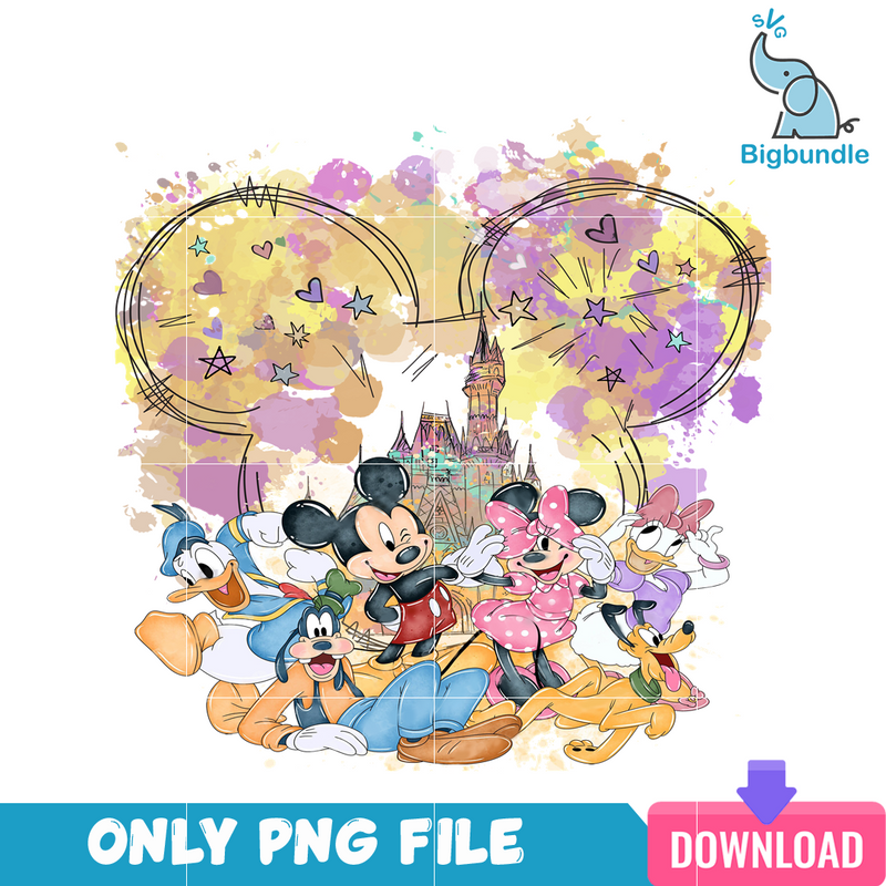 Mickey Mouse And Disneyland PNG