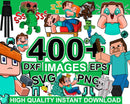 400+ Mine carf svg bundle cutting files for print and cricut