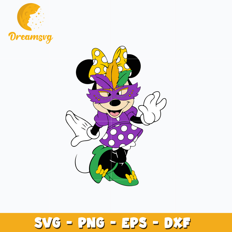 Minnie mouse lady patrick's day svg