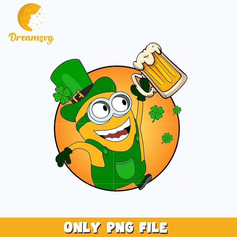 Minion happy beer patrick's day Png