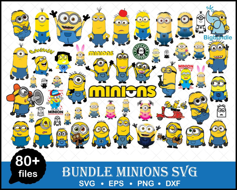 Minions Bundle svg, Minions svg, Despicable Me svg, Disney svg, Edith, Minions Cricut