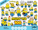 Minions clipart bundle, Minions SVG cut files for Cricut / Silhouette, PNG DXF, instant download